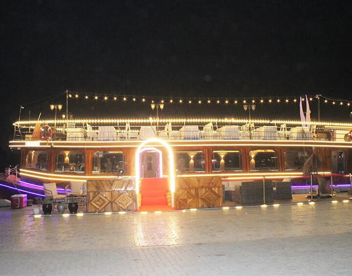 Book sunset dhow cruise creek dubai starting from AED 40/pax with dhow cruise dubai deals