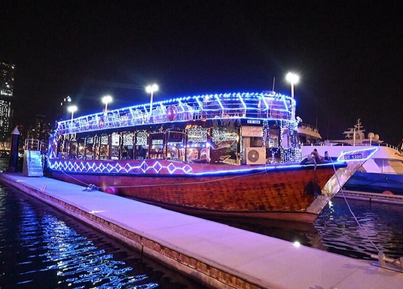 Traditional Dhow Cruise Dubai Marina